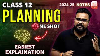 PLANNING class 12 business studies ONE SHOT  Chapter 4  GAURAV JAIN [upl. by Joete]