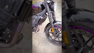 2024 Royal Enfield Guerrilla 450 seat height and walk around automobile royalenfield biker [upl. by Amyas558]