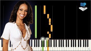 Alicia Keys  A Womens Worth  Synthesia Piano Tutorial [upl. by Anitnauq]