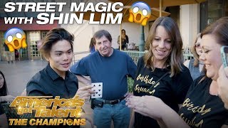 WOW Shin Lim Blows Minds with Street Magic  Americas Got Talent The Champions [upl. by Hickie]