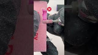 How to use the electric nail drill for beginners❓🧐manicure nails naildrill nailfile beginners [upl. by Bohner]