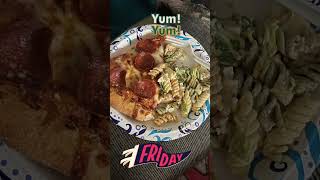 What are yall eating tonight Its Pizza amp leftover chicken caesar pasta saladcookingvideorecpies [upl. by Essila]