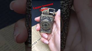 Copper kerosene lighter  lighter coolgedgets smartgedgets ytshorts [upl. by Natika]