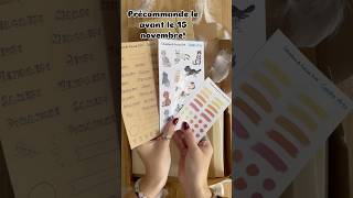 Ouverture 3 enveloppes calendrier de l’avent Bullet journal sticker bulletjournal [upl. by Lebasiram273]