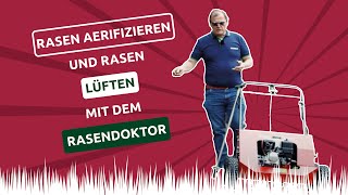 🌱 Rasen aerifizieren amp Rasen lüften mit dem Rasendoktor [upl. by Sandro]