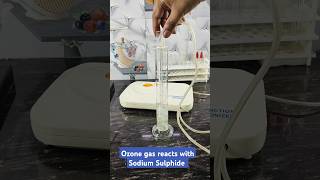 Ozone Gas reaction and confirmatory test for sulphite ions viralvideo shorts experiment science [upl. by Scammon833]