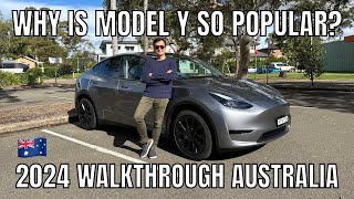 2024 Tesla Model Y RWD Review Australia and Autopilot Test Drive [upl. by Annecorinne]