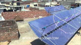 SOLAR PARABOLIC TROUGH COLLECTOR [upl. by Refotsirk]