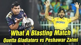 What A Blasting Match  Peshawar Zalmi vs Quetta Gladiators Highlights  HBL PSL [upl. by Anitnatsnok18]