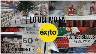 Lo ÚLTIMO en TIENDAS EXITO para NAVIDAD 🎄❄️🌟 Encontré súper DESCUENTOS navidad2023 almacenesexito [upl. by Nabalas]