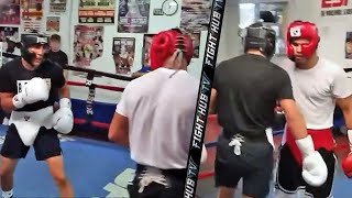 Teofimo Lopez LEAKS Rolly Romero SPARRING BEATDOWN after DISS to De La Hoya [upl. by Etteloiv]