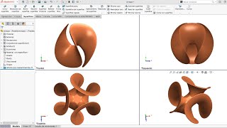 tutorial de superficies complejas solidworks 2021😏 [upl. by Netaf]