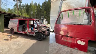 Подготовка к Покраске VW T4 Ч2 [upl. by Tabina44]