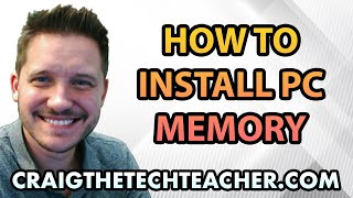 How To Install Computer Memory RAM 2022 [upl. by Enihpad292]