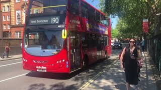 Buses at Charing Cross Hospital [upl. by Maurizio566]