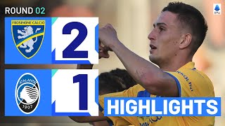 FrosinoneAtalanta 21  Newlypromoted side stun visitors Goals amp Highlights  Serie A 202324 [upl. by Manson]