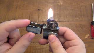 Zippo Lighter Flame Size Is AdjustableAnd Its Easy To Do [upl. by Fiedler820]