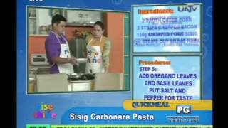 Sisig Carbonara Pasta [upl. by Annua]