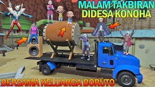 UPIN IPIN KONVOI MALAM TAKBIRAN DIDESA KONOHA BERSAMA BORUTO  GTA 5 BOCIL SULTAN [upl. by Atinor209]