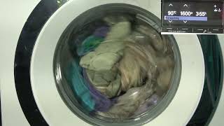 Bosch Serie 8 4D jet WAX32GH4GB Load program start Cotton prewash [upl. by Eversole]