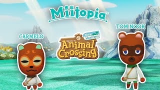 CREO i personaggi di ANIMAL CROSSING su MIITOPIA😱 Carmelo amp Tom Nook [upl. by Herodias564]