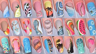 Huge Summer Nail Art Compilation  40 Easy Nail Design Ideas [upl. by Bromleigh]