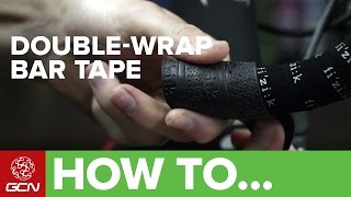 How To Double Wrap Your Handlebars  Wrapping Bar Tape [upl. by Allemac]