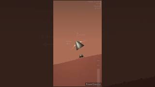 Rover Landing sequence on Mars in Spaceflight simulator sfsshorts [upl. by Draw]