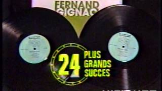 Fernand Gignac 24 plus grands succes Publicité Québec [upl. by Eigla51]