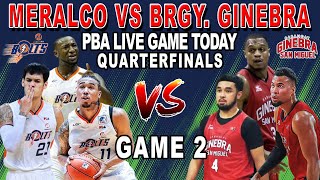 BRGY GINEBRA vs MERALCO PBA Live Game Today Game 2 Quarterfinals  September 28 2024 [upl. by Gavrilla220]