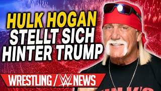 Hulk Hogan mischt sich in Wahlkampf ein Rey Mysterio bricht Rekord  WrestlingWWE NEWS 732024 [upl. by Anigroeg]