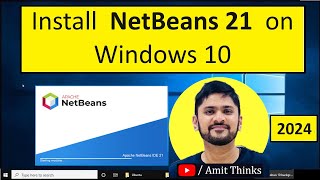 How to Install NetBeans 21 with Java 22 on Windows 10  Updated 2024 [upl. by Ettevi]