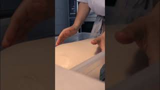 Country bread 🤍 sourdough sourdoughbread folding sourdoughrecipe easyrecipe bakery [upl. by Quickman]