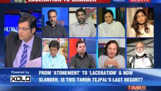 The Newshour Debate Laceration to slander  Tarun Tejpal  Full Debate  26th Nov 2013 [upl. by Sonstrom207]