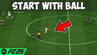 How To Start With Ball In Moments Milestones FC 25 [upl. by Butta]