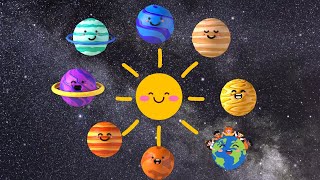 Planets Song  Solar System Song  sunandplanets  planetsong  ASfunlearn [upl. by Ettennil]