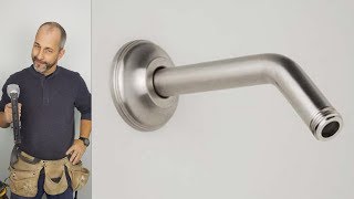 1 Minute Tutorial How To Change a Shower Arm [upl. by Nigen]