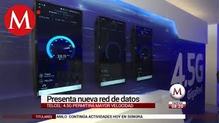 Telcel presentan nueva red de datos [upl. by Immot684]