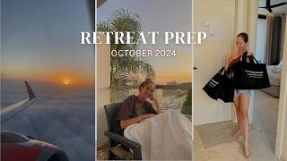 RETREAT BTS  prep with me to host a SelfEmpowerment Retreat in Greece [upl. by Sivam927]