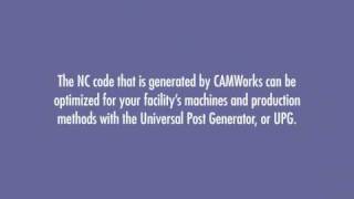 CAMWorks Tool Path Post Processor [upl. by Dione]