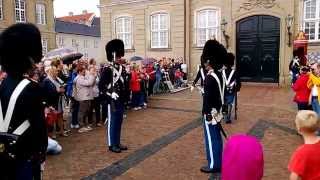 Copenhagen Denmark changing of the royal guard [upl. by Ezara346]