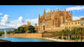 MAJORQUE La SEU Cathédrale de la lumière de Palma [upl. by Yrogiarc951]