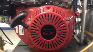 Product Walkaround Honda GX390 200L 378CFM Petrol Air Compressor GX390COMP [upl. by Rehtnug]