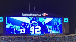 Carolina Panthers pregame intros vs Saints MNF 2018 [upl. by Nahtam]