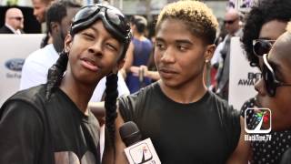 BET Awards 13 Mindless Behavior talks about what they look for in a girl [upl. by Mehcanem723]