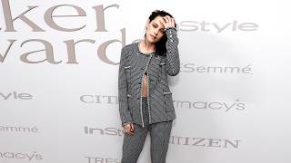 Is Kristen Stewarts NoShirt Under Her Chanel Suit the NEW NORMAL [upl. by Orelle]