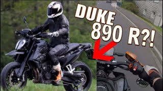 KTM Duke 890 R Erlkönig gesichtet  Neuer 890 Motor  Was meint ihr  MOTOVLOG [upl. by Othilia522]