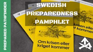 Swedish Preparedness Pamphlet  In Case of Crisis or War [upl. by Deerc]