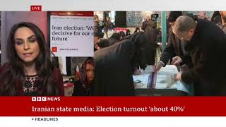 Baran Abbasi speaks to BBC News on Iran elections voter turnout [upl. by Revert]