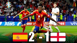 ESPAÑA CAMPEÓN vs INGLATERRA 21 Final Eurocopa 2024 [upl. by Yleoj]